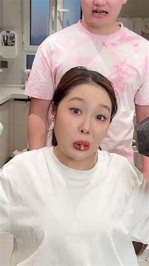 Scary red liquid prank