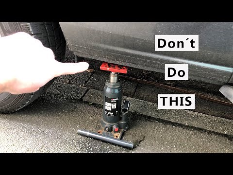 Ford Transit Tourneo Custom 2019 HOW TO Lift/Jack the car up (Lifting points)