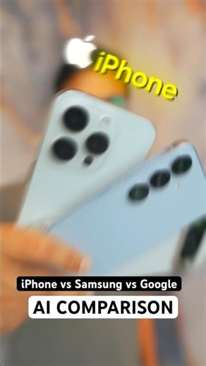 iPhone vs Samsung vs Google 📱 🔥 *AI Comparison*