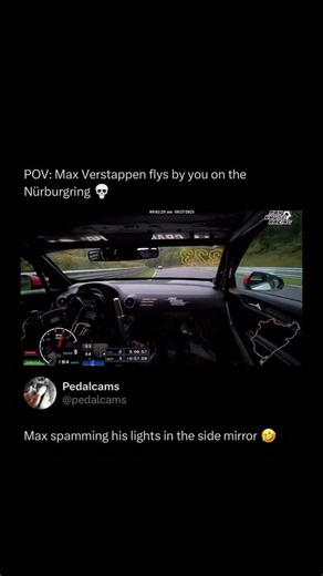 Pedal Cams on Instagram: "Max Verstappen took a significant step toward GT3 racing in 2024 by running a GT3 car at the Nürburgring Nordschleife, signaling serious intent rather than a casual test. Appearing under the pseudonym “Franz Hermann” during sessions linked to the Nürburgring Endurance Series, the outing immediately drew attention given the circuit’s reputation as one of the most demanding in the world. The Nordschleife is not a venue drivers sample lightly, and Verstappen’s presence the
