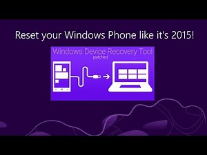 Reset your Windows Phone like it's 2015 (WDRT: Patched Showcase)