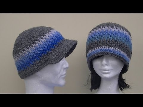 Brick Stitch Hat Crochet Tutorial #videotutorials #videotutorial