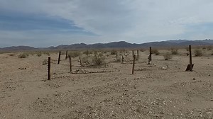He almost got stopped before reaching a desert cemetery where the names are gone