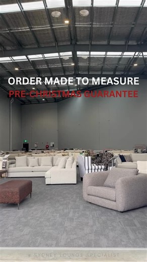 Get started on your made-to-measure lounge design. Our team will help you create the perfect piece for your space. Order now to receive 𝐏𝐫𝐞-𝐂𝐡𝐫𝐢𝐬𝐭𝐦𝐚𝐬 𝐆𝐮𝐚𝐫𝐚𝐧𝐭𝐞𝐞, just in time to enjoy with your family these holidays 🎄 Visit our showroom: 4/96 Newton Road, Wetherill Park 📧 sydneyloungespecialist@gmail.com #MadeInSydney #SydneyLoungeSpecialist | Sydney Lounge Specialist