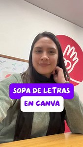 Con la aplicación 👉🏻 Activities Maker en podés crear sopas de letras sin salir de Canva 😍y en pocos segundos 🙌 #herramientasdigitales📚 #soyprofe #recursosdigitales #canva #sopadeletra #tecnologiaseducativas | Tecnologías Educativas Digitales