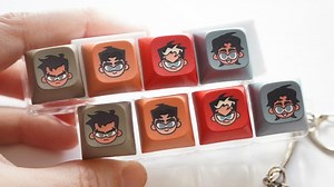 Batboys Fidget Keycap Keychains (with Lights!) - Etsy