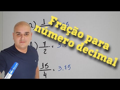 Transformar uma fração em número decimal