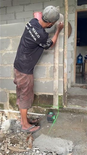 Laser line level #shorts #woodworking #carpentry #builder #