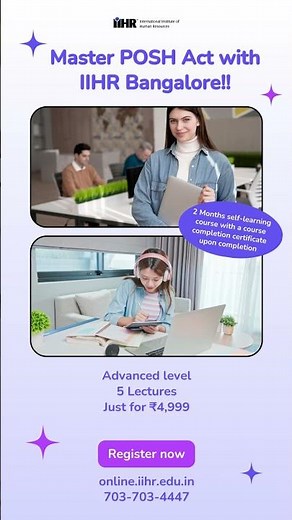 #POSHAct #WorkplaceSafety #EmployeeProtection #POSHTraining #HRTraining