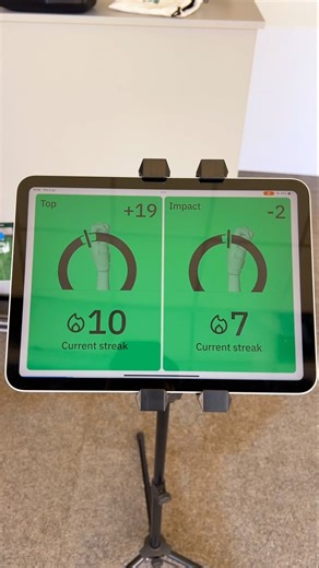 Not perfect, but trending 💪📈 @hackmotion I’ve always had issues with my wrists and face angle going back, but making some better swings over the last few months 🙌 I always knew what I needed to do and ‘feel’ but the instant data from @hackmotion makes my practice sooooo much more precise, efficient and targets what I need it to! Would you be interested in some more in depth stuff about my own swing and what I’m working on to improve, how do this etc etc??? Let me know #golf #golfer #golfing #