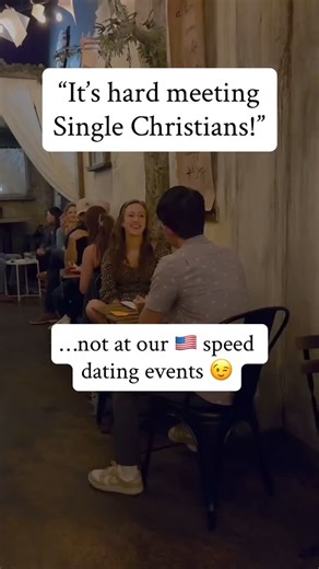Christian Singles Speed Dating on Instagram: "Low pressure, fun, easy… get on the waitlist ;)"