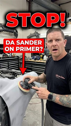 No DA, we do it all by hand! #bodywork #primer #quality