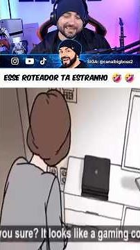 😂 Quando você tenta convencer a esposa que o PLAYSTATION é um roteador!
