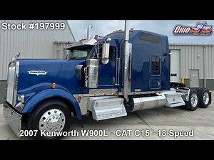 2007 KENWORTH W900L - 197999 - SOLD