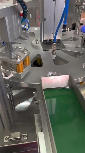 🚀 High-Speed Coffee Capsule Filling Machine in Action!