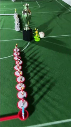 Our FLOODLIGHTS on our Subbuteo set up