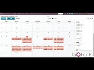 Odoo Universal Appointments and Time Reservations v16 by faOtools overview