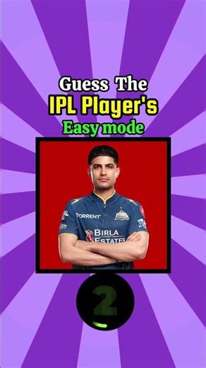 Guess the IPL Player's ( Easy Mode ) #ipl #ipl2026 #iplquiz #funquiz #shorts #gk #iq