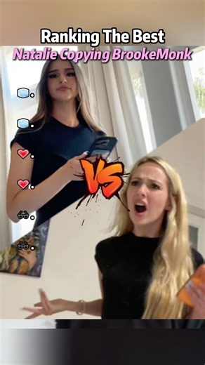 Let’s break down Natalie’s plagiarism against Brooke Monk compilation! #Brookemonk #Natalie #youtub