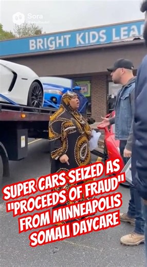 FBI seizes 3 super cars from Somali fake daycare Minneapolis #repo #bodycam #somali ‪@NickShirley‬