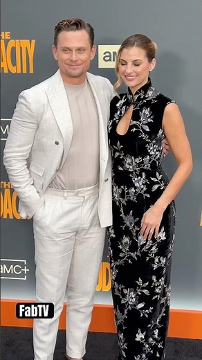 Billy Magnussen & Erica Firestone attend the premiere of AMC Networks's "The Audacity"
