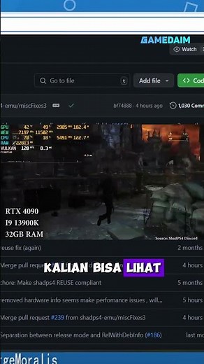 Emulator ShadPS4 Berhasil dapetin 144 fps di game bloodborne!