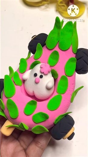 Diy idea 💞 How to make easily dragon with Super clay #music #funny #trending #clay #craft