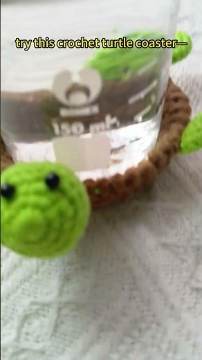 Stress Less, Hook More: Make This Super Relaxing Crochet Turtle Coaster!