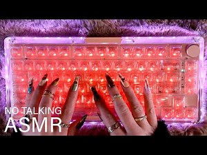 Clacky Mechanical Keyboard Sounds (🎧 No Talking, typing)