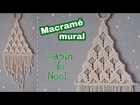 DIY macramé mural "Sapin de noël" | Livy Macramé