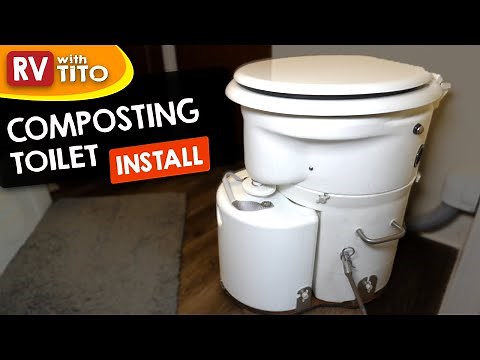 Composting Toilet Install in RV + Roof Venting