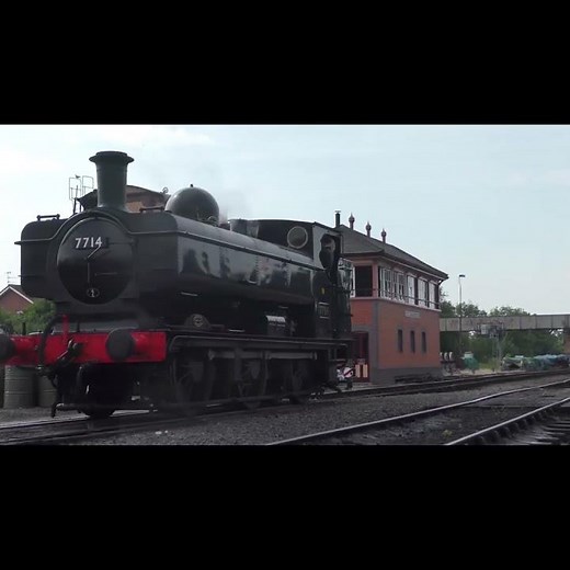 GWR 5700 Class - Pannier Tank - No.7714 - Kidderminster - Severn Valley Railway #steam