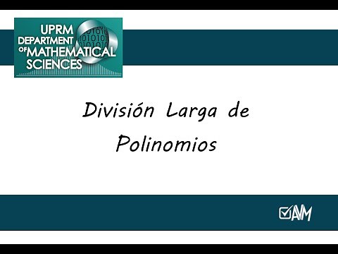 Division Larga de Polinomios