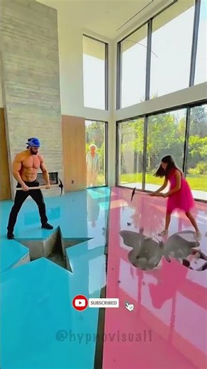 THIS Double Epoxy Floor Is INSANE 😱🌊🌹#epoxy #epoxyfloor #resin #home #satisfying #shorts