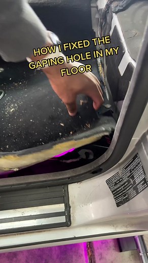 Fixing a Giant Hole in My Car Floor