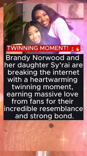 BRANDY and Daughter Sy’rai Leave Fans SPEECHLESS With This Stunning 'Twinning' Look! 😱✨