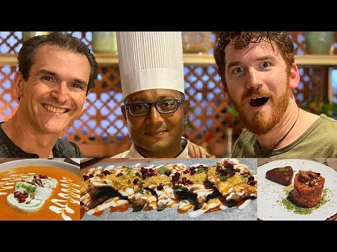 AMAZING Vegetarian Indian Food 3 Course Meal in New Delhi, India | BEST VEGETARIAN Indian Food