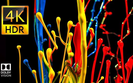 4K HDR画质测试屏幕8K 极致HDR色彩体验 视觉体验 Oled miniled屏幕测试 8K原素材