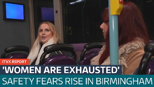 'I predial 999 on the phone': Women share heightened fears for their safety in Birmingham  - Latest From ITV News