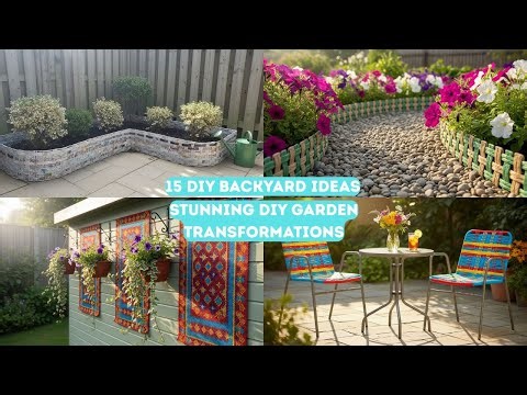 15 Awesome DIY Recycling Ideas for Stunning Garden & Patio Decor!🌿