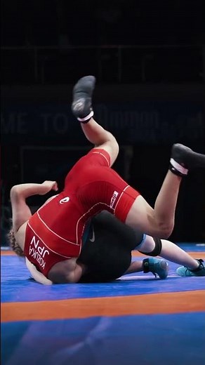 Canada's first ever WW world champ at U17 - Kaura COLES 🇨🇦 #wrestleAmman