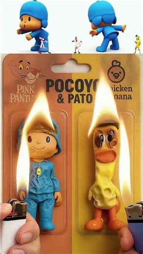 Unboxing Fire Crush Pocoyo X Pato Vad Boyz Pink Panther X Chicken Banana