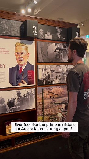 They’re watching, they see everything.  | Museum of Australian Democracy at Old Parliament House | Facebook
