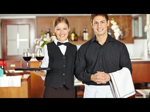 greeting the guest and service style waiter training