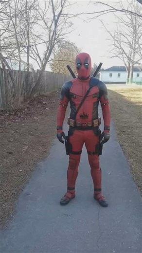 Deadpool changing into a robot