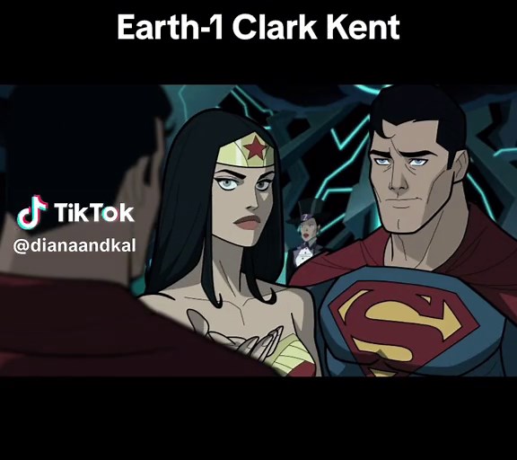 Diana Introduces Earth-2 Kal-El to Earth-1 Clark Kent | Justice League: Crisis on Infinite Earths