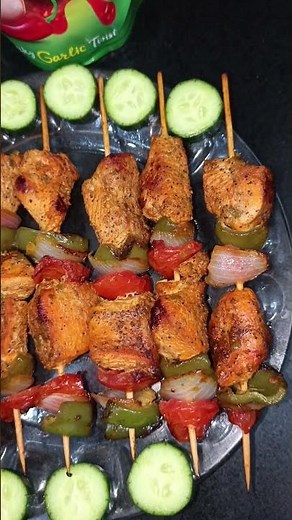 Chicken Shashlik Recipe | Easy Restaurant Style Chicken Shashlik | Shish Taouk Chicken Tikka