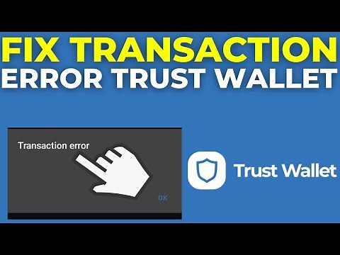 How To Fix Transaction Error in Trust Wallet | Fix Unable To Transfer Due to Dust UTXO Error