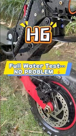 H6 IPX5 Water Spray Test – Can It Survive Heavy Water Pressure? 🌧️🛴⚡