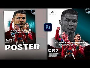 How to Create CR7 Poster in Photoshop | Cristiano Ronaldo Editing